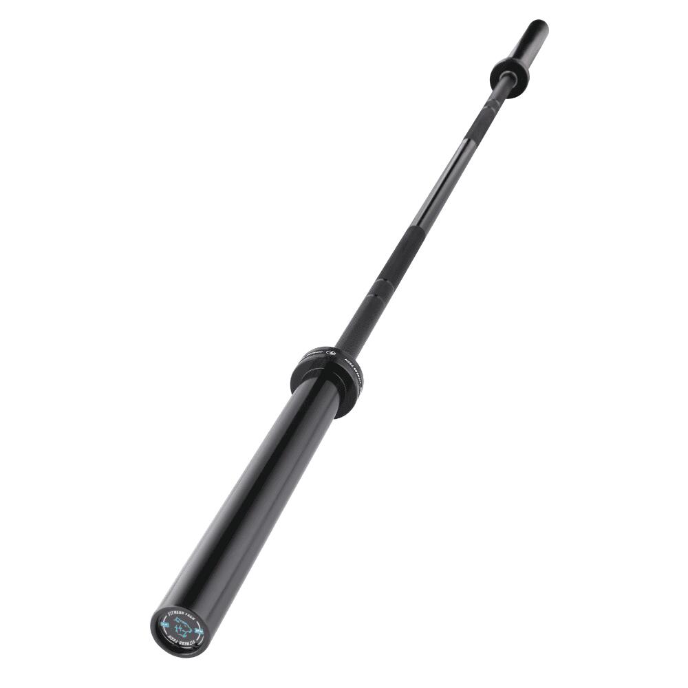 Barre Olympique Musculation Fitness Tech 220cm x 50mm 8 Roulements Noire 2/8