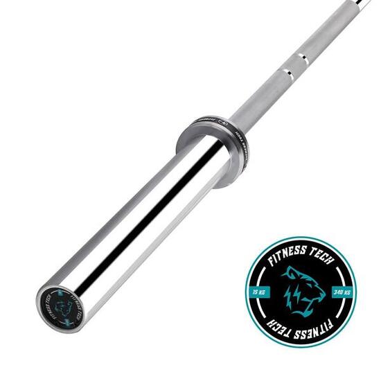 Barre Olympique Musculation Fitness Tech 200cm x 50mm 4 Roulements