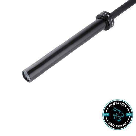 Barre Olympique Musculation Fitness Tech 220cm x 50mm 8 Roulements Noire