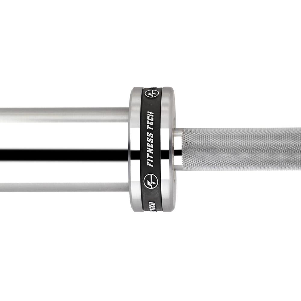 Barre Olympique Musculation Fitness Tech 200cm x 50mm 4 Roulements 6/7