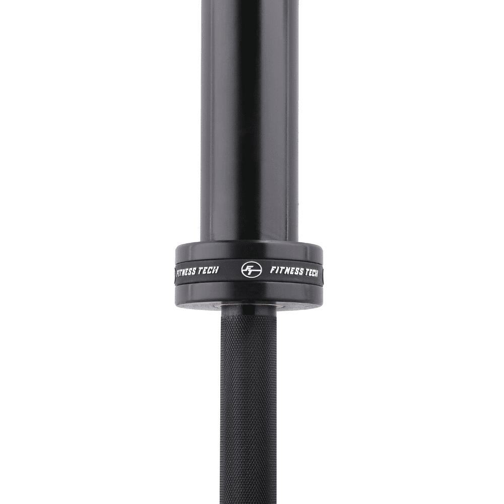 Barre Olympique Musculation Fitness Tech 220cm x 50mm 8 Roulements Noire 6/8