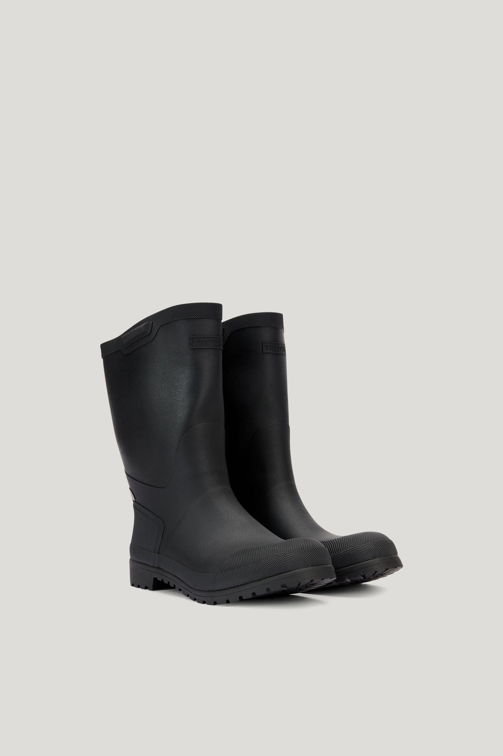 Bottes outdoor en caoutchouc imperméables à adhérence renforcée Håkull Noir 7/7