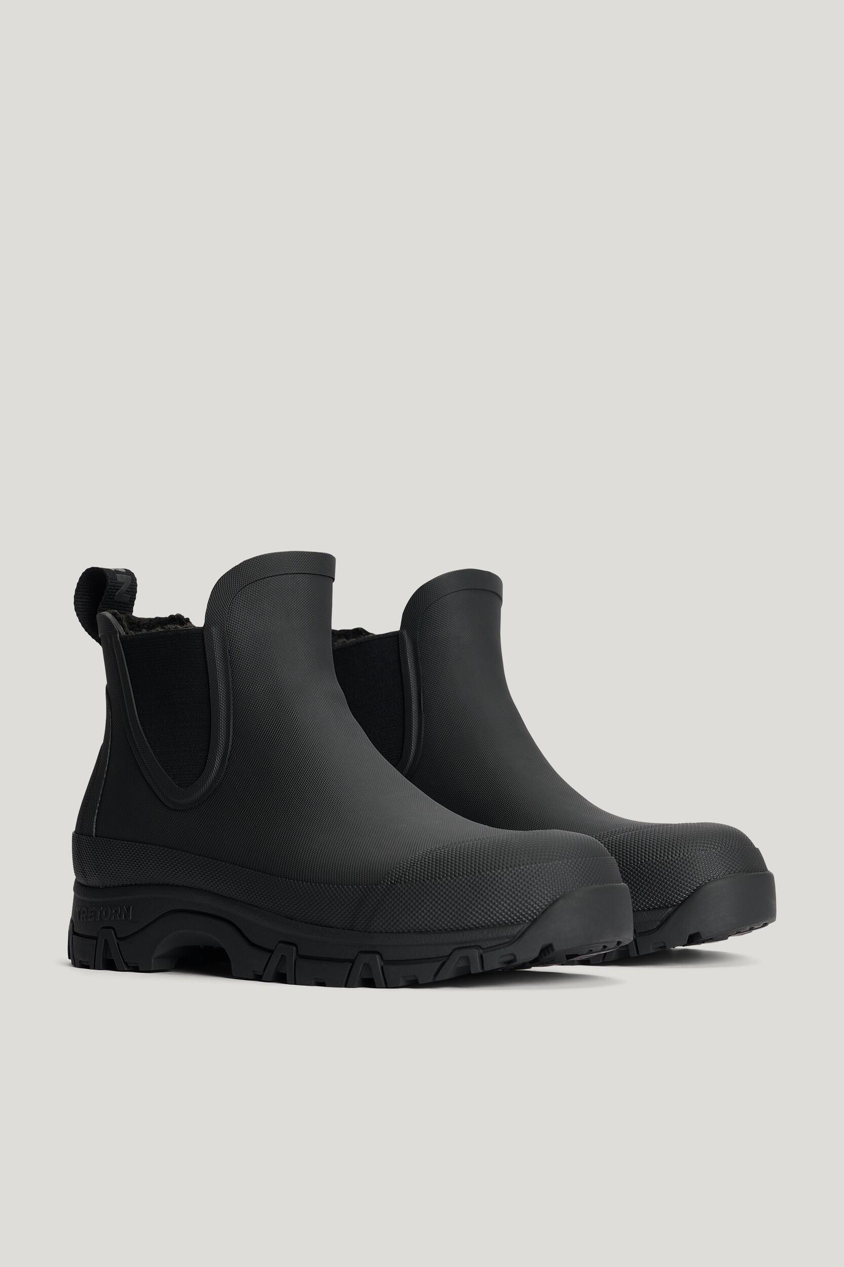 Bottines Chelsea d'Hiver Imperméables Garpa Pile Noir 7/7