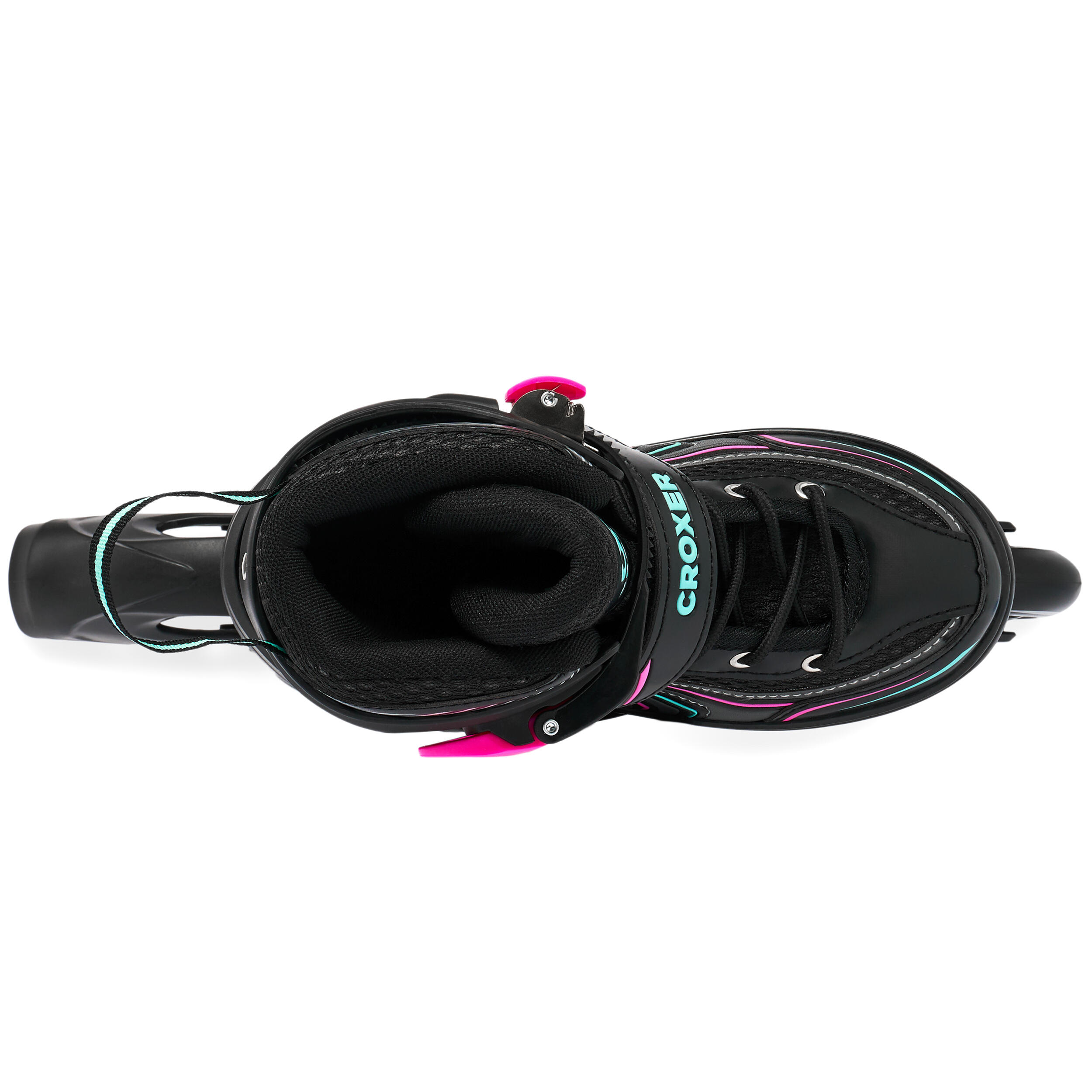 Pattini a rotelle regolabili Optima Menta/Rosa 5/5