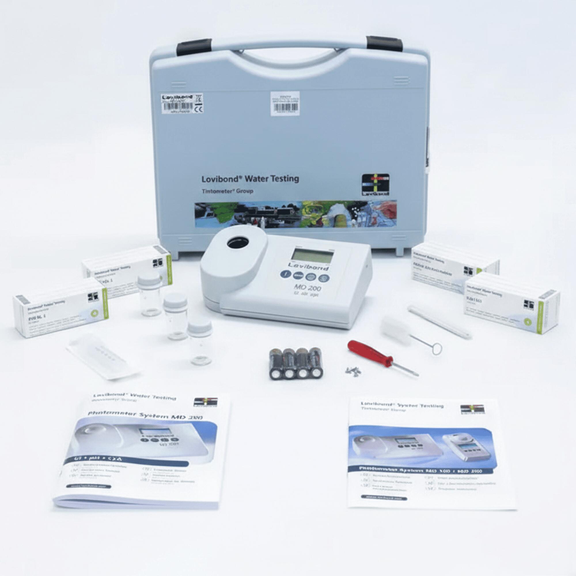 Fotometro piscina MD 200 3 en 1 Lovibond cloro pH cianúrico IP68 2/7