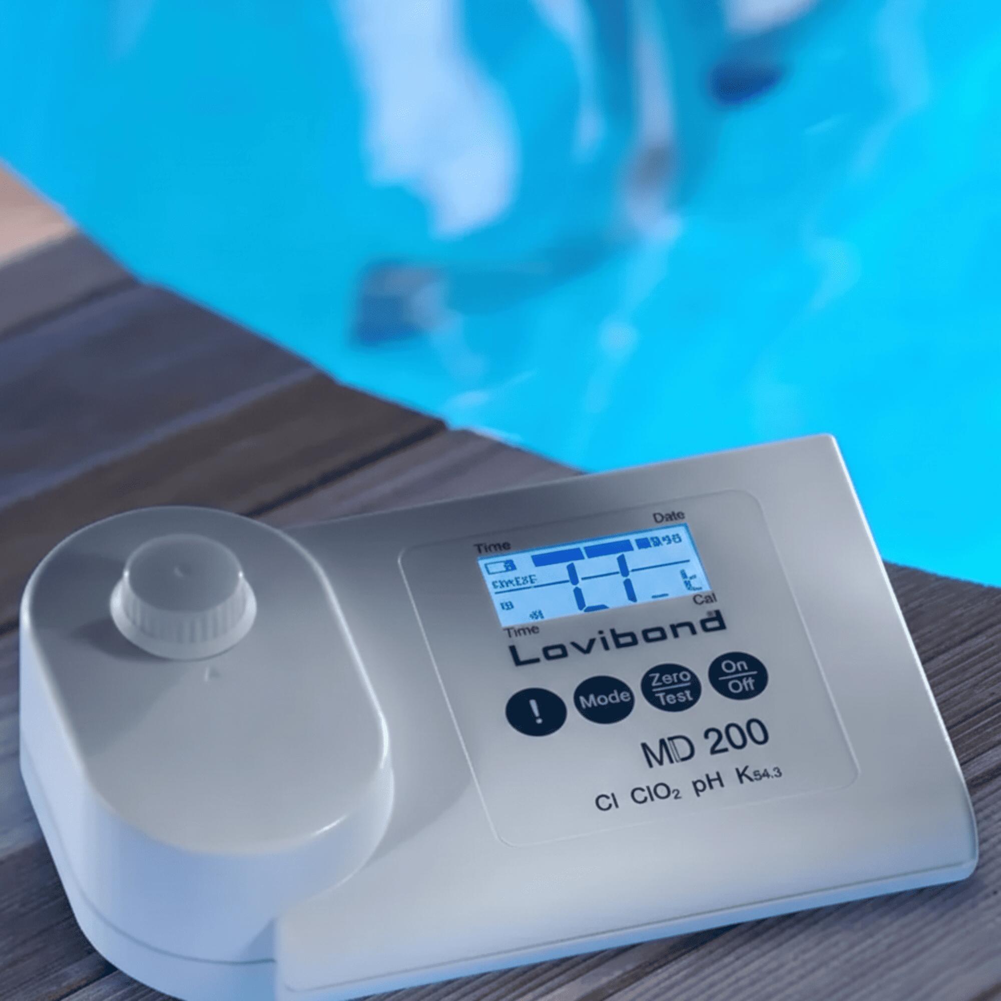 Fotometro piscina MD 200 3 en 1 Lovibond cloro pH cianúrico IP68 6/7