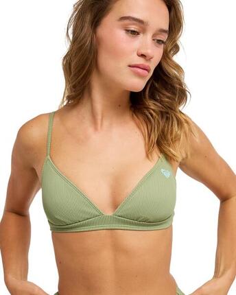 Haut de bikini triangle Vert Femme