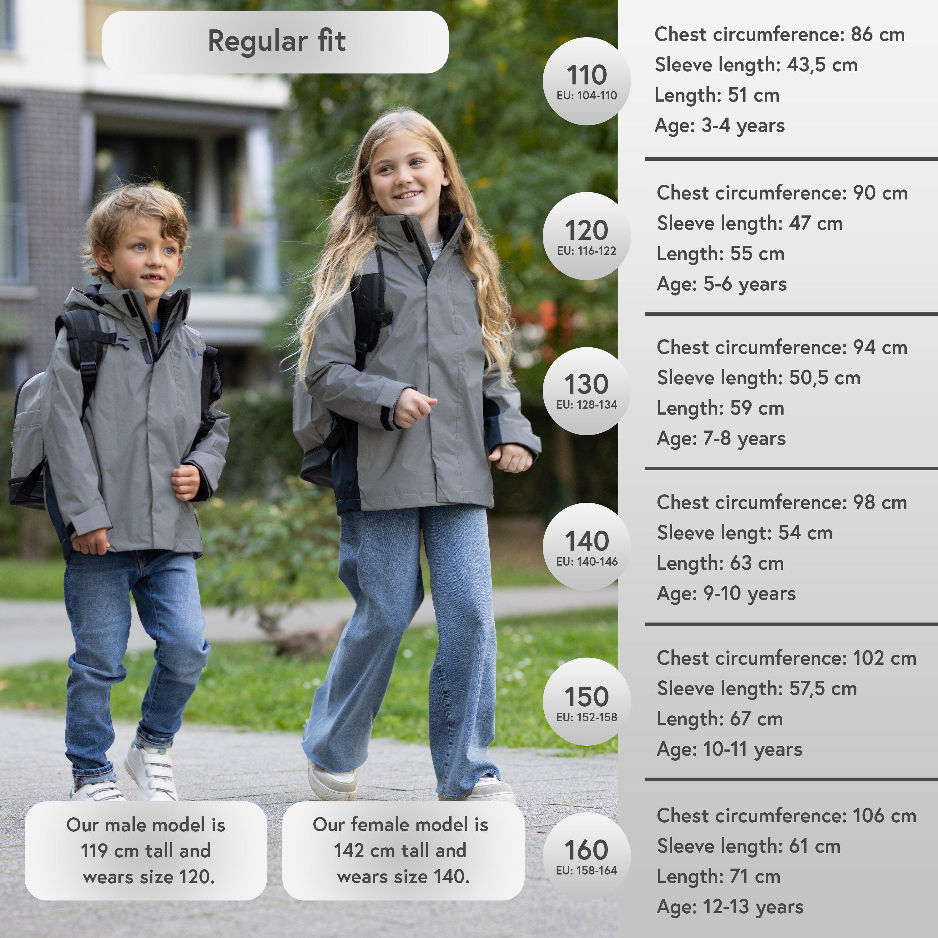 3in1 Smart Jacket - Reflektierende Jacke mit Fleece Zipp-In für Jungen & Mädchen 7/7