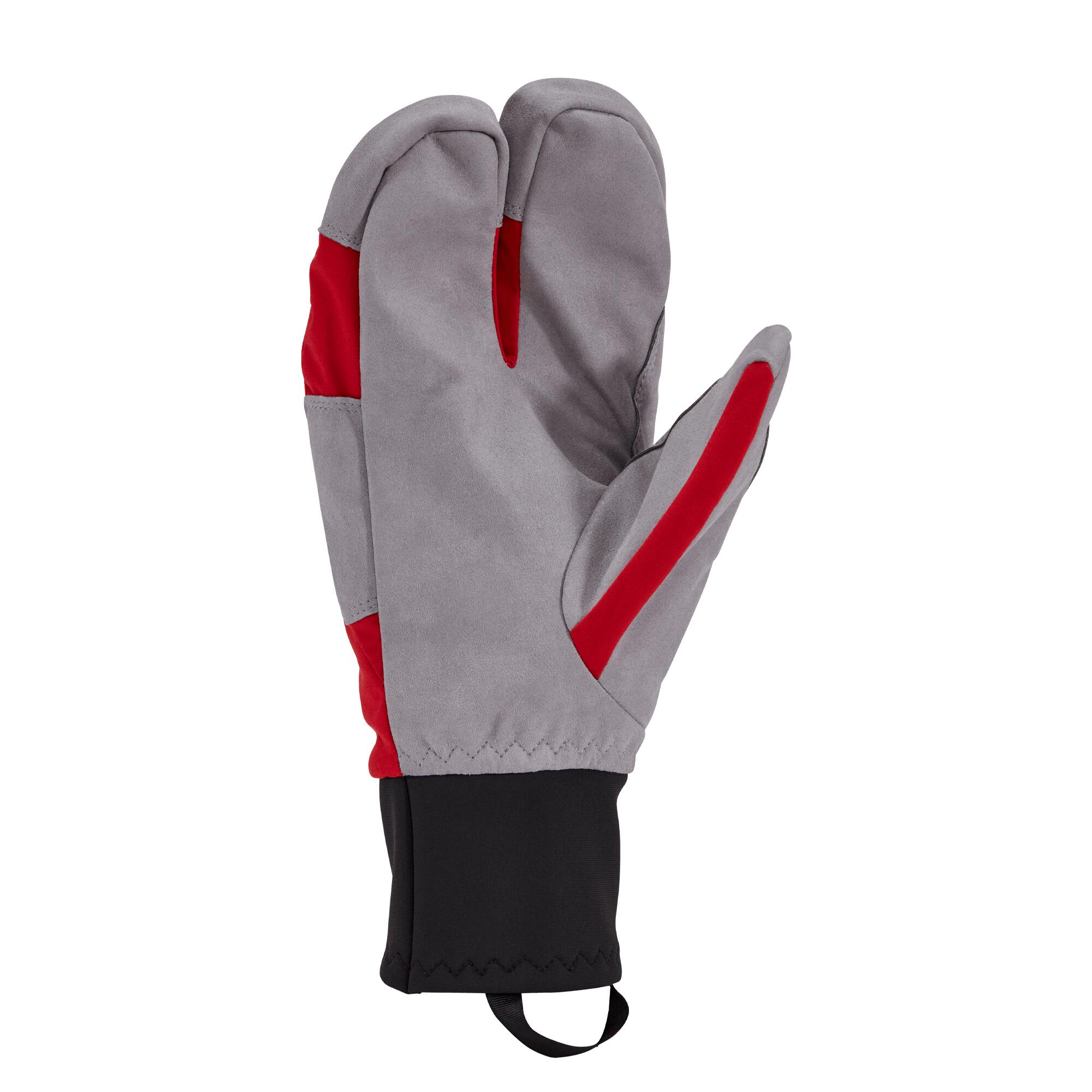 XC SPLIT skiwanten voor heren RED/GREY. 2/3