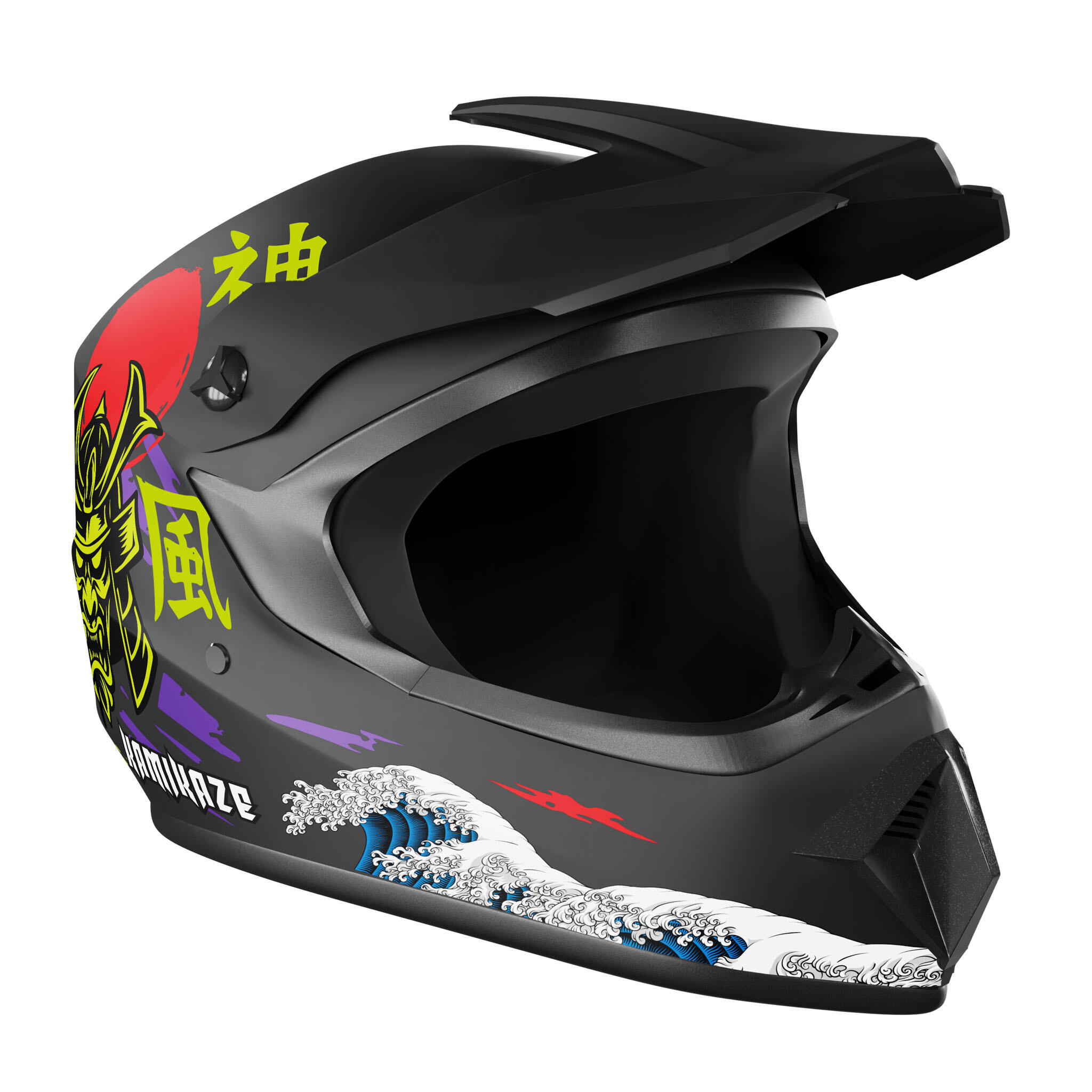 Kask Fullface do Hulajnogi Kamikaze Wave 6/8