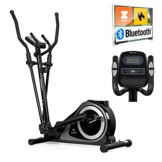 Trenażer eliptyczny Sapphire Thunder magnetyczny Bluetooth Aplikacje