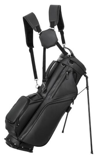 Borsa da golf professionale con supporto - Borsa da trasporto - Nera