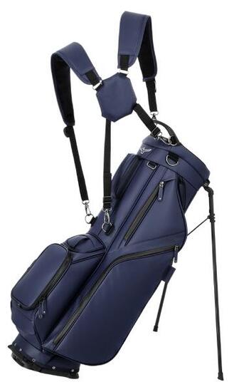 Borsa da golf professionale con supporto - Borsa da trasporto - Blu navy