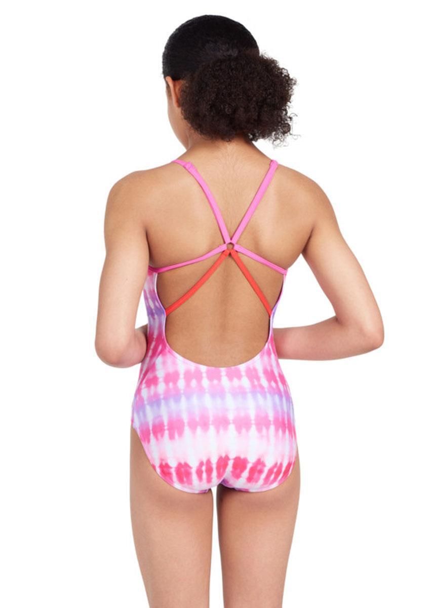 Costume bambina Zoggs Starback Sunset Haze taglia 26 4/6