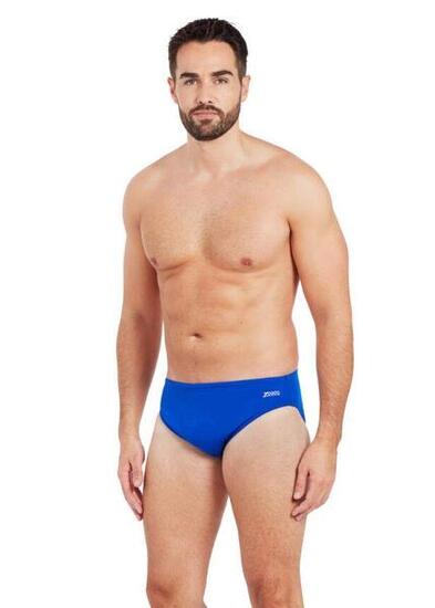 Slip de bain homme Zoggs Cottesloe Racer - Bleu Royal - Taille UK 40