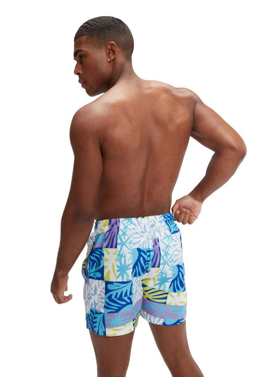 Calção de banho Speedo Digital Printed Leisure 16" – padrão folhas 4/5