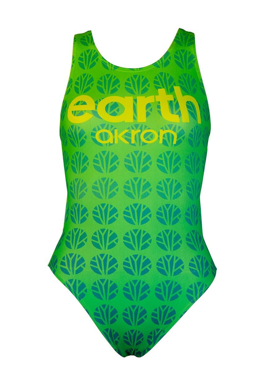 Bañador infantil Akron Element Earth Verde Talla 32 5/5