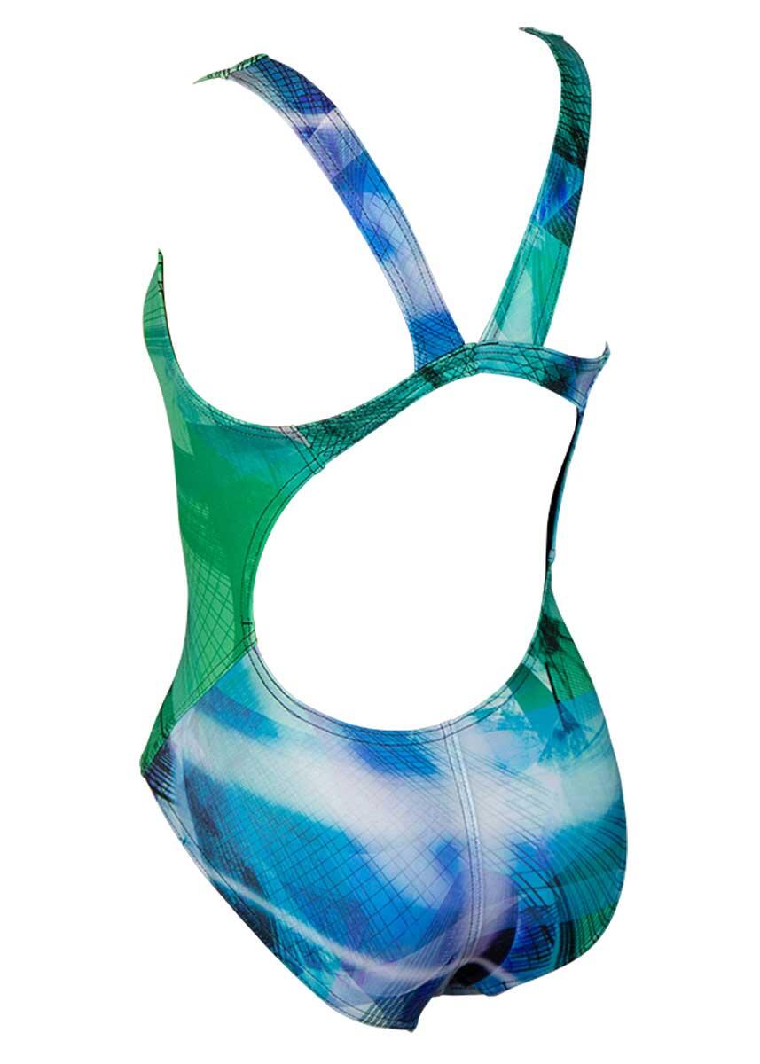 Maillot Turbo Light femme - Bleu multicolore - UK 42 (EU 52) 4/5
