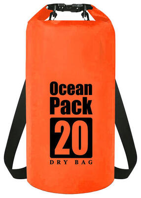 Ocean pack 20 l waterdichte tas oranje