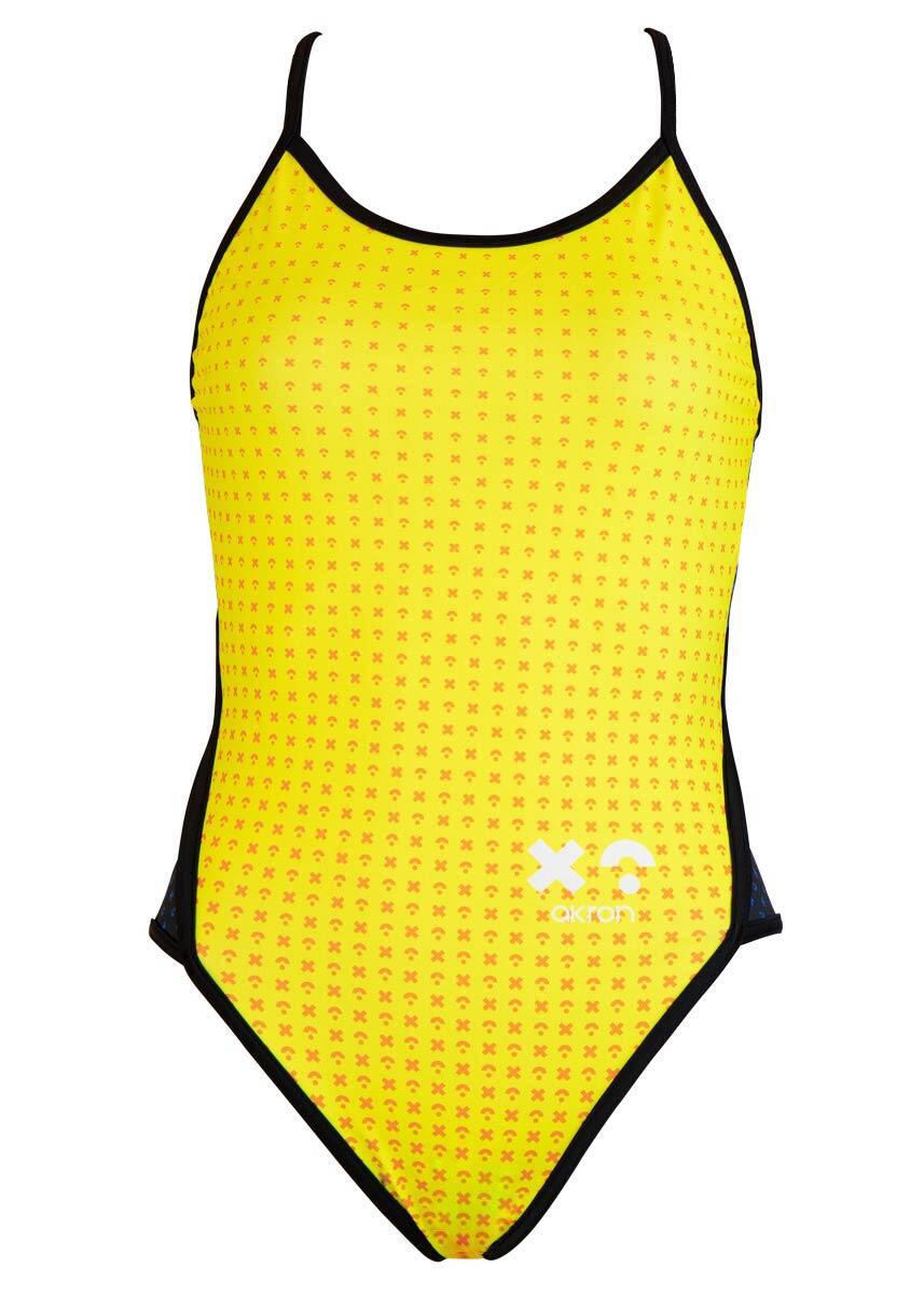 Akron Babbit meisjesbadpak 4 kleuren - Maat UK28/EU38 - Geel 3/5