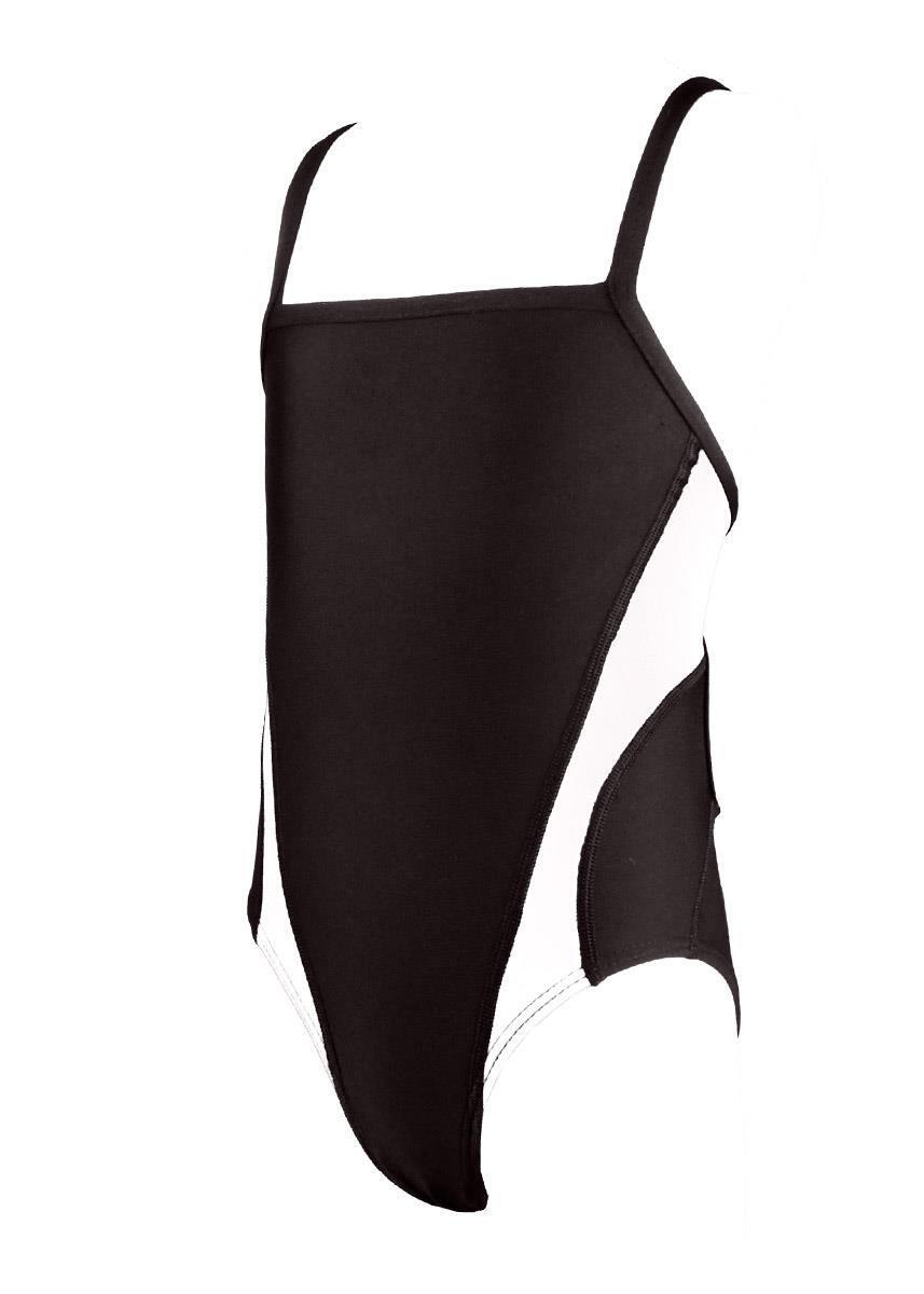 Costume FINIS Skinback Donna Bianco/Nero Taglia UK 26 (EU 36) 2/5