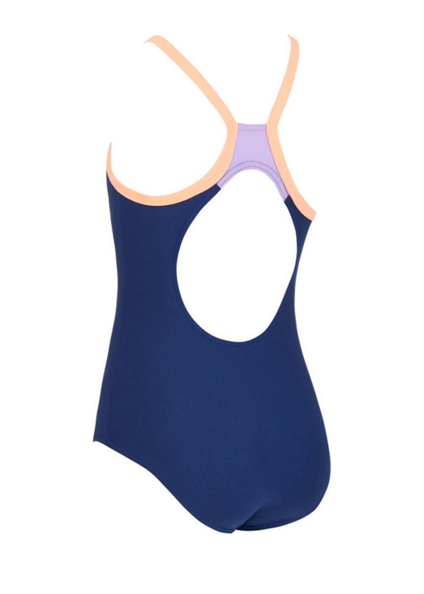 Costume bambina Zoggs Kerrawa Strikeback Ecolast Navy/Blu/Rosa taglia 26 2/6