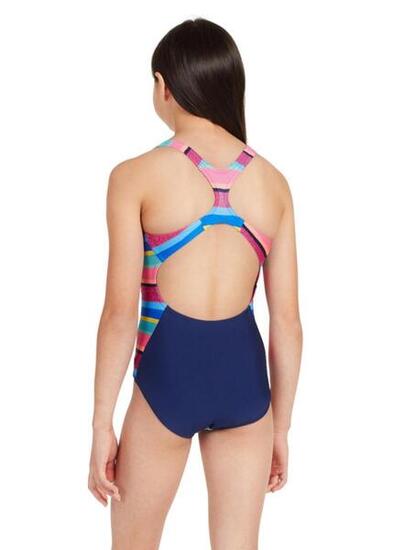 Maillot de bain fille Zoggs Toucan Tropics Rowleeback - Taille 34
