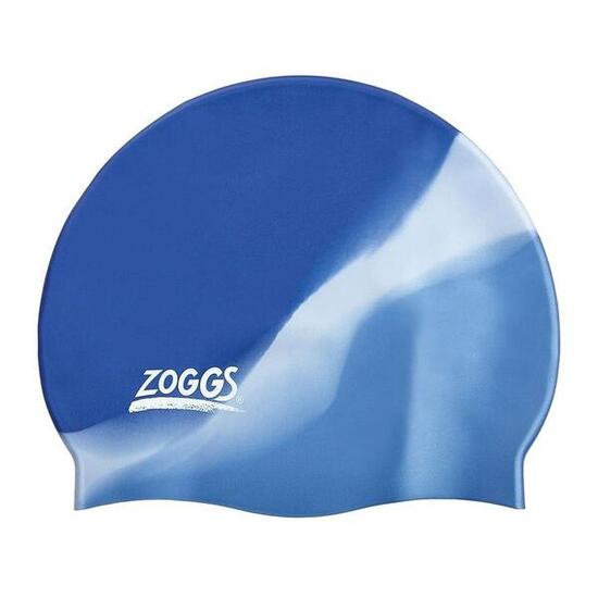 Bonnet de bain multicolore Zoggs - Bleu/Argent