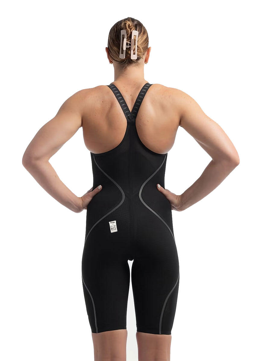 Speedo Fastskin LZR Pure Intent 2.0 Closedback Kneeskin - Nero / Iridescente 4/5