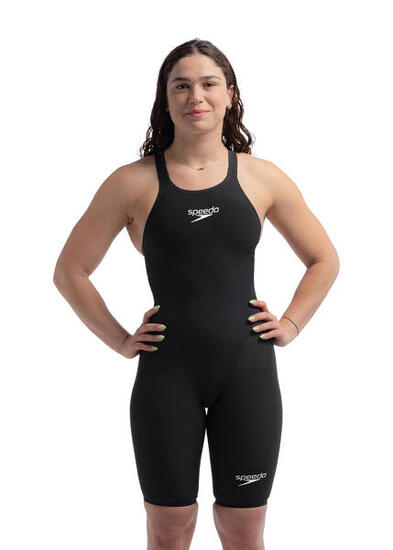 Combinaison Speedo Fastskin LZR Pure Valor 2.0 à dos fermé - Noir