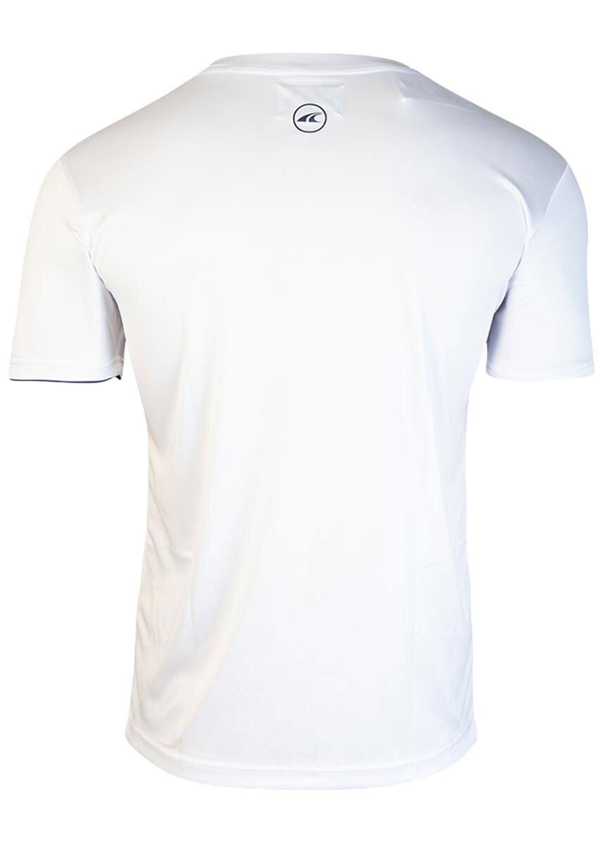 Camiseta Akron Denis blanca/azul real talla XL 2/5