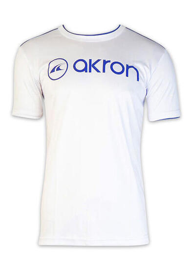 T-shirt Akron Denis blanc/bleu roi taille XL