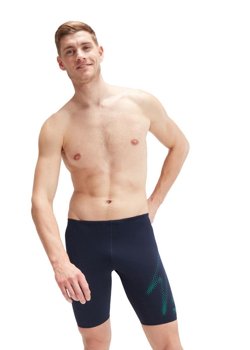 Jammerki Speedo Hyper Boom Placement - True Navy/Jungle Green - Rozmiar 26