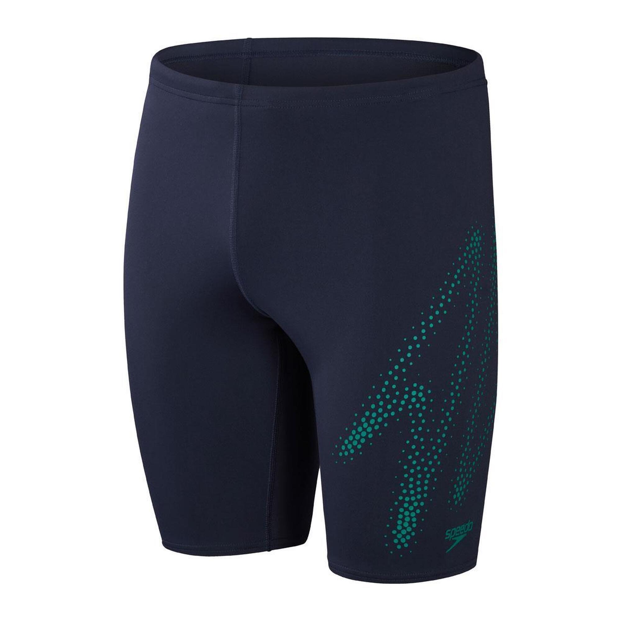 Jammerki Speedo Hyper Boom Placement - True Navy/Jungle Green - Rozmiar 26