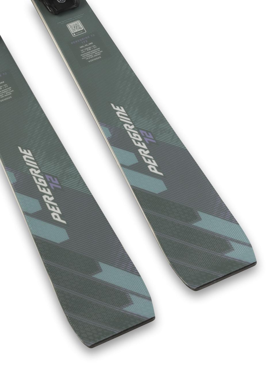 Volkl Peregrine 72 grüner Skirucksack + Rmotion-t 12 grüne Bindungen für Herren 3/5