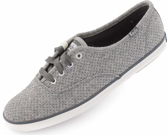Keds Champion Glitter Wool Baskets Femme Gris 40.5