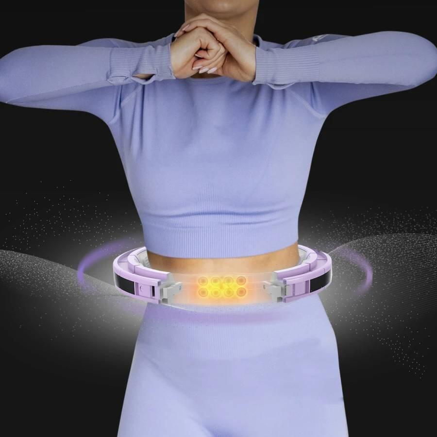 Hula hop z magnesami i obciążnikiem + licznik HMS HHM13 4/8