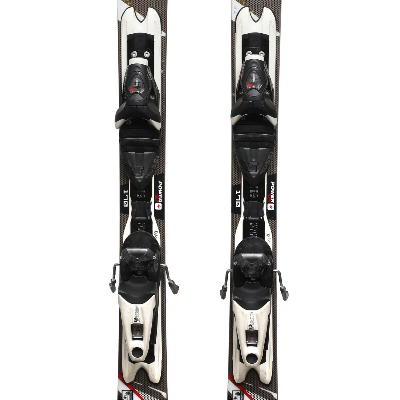 RECONDITIONNE - Ski Rossignol Zenith Z76 Aramild Basalt + Fixations 3/4