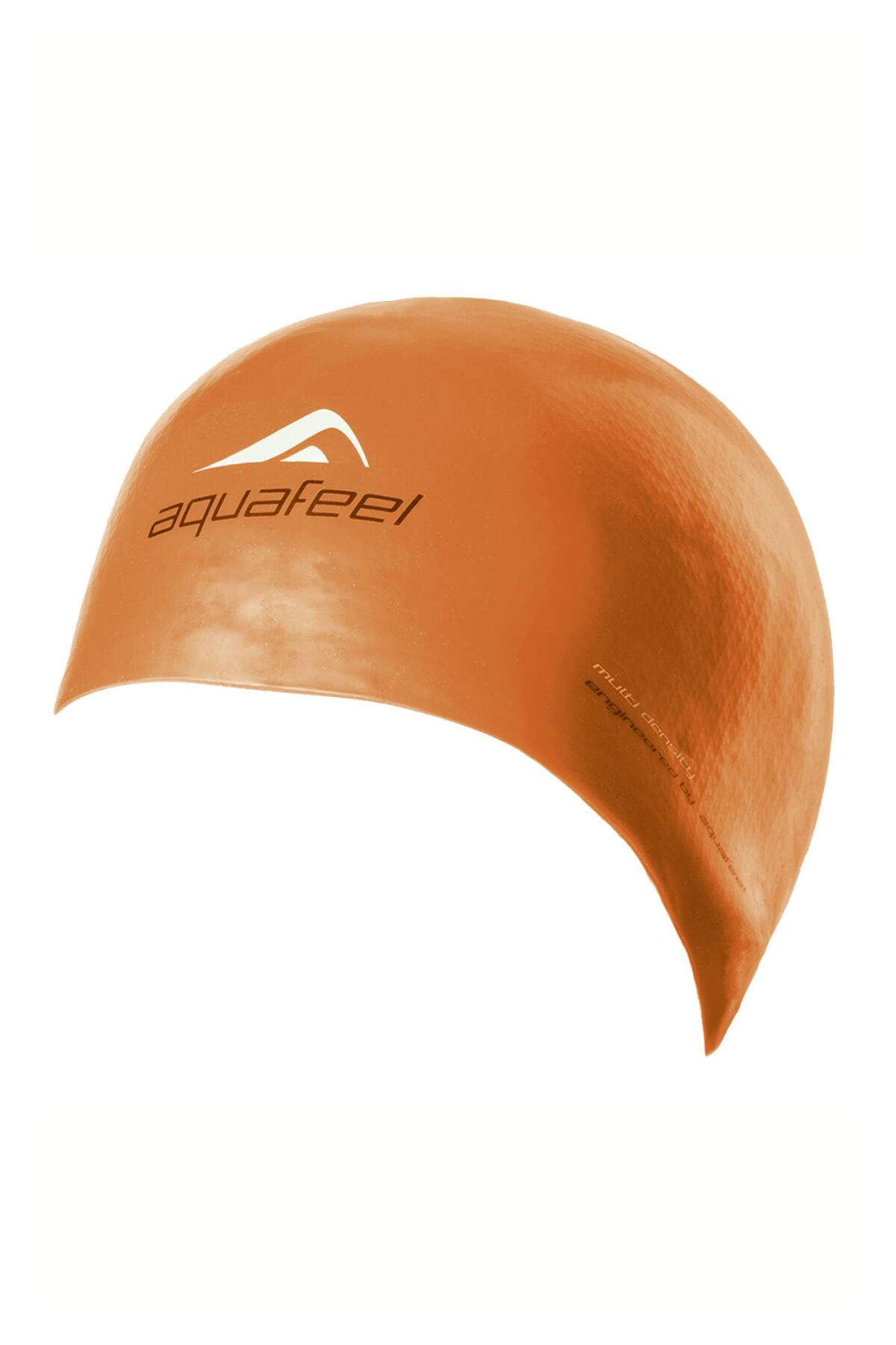 Unisex - Swimming - Silikonhaube - schlicht - ORANGE 4/5