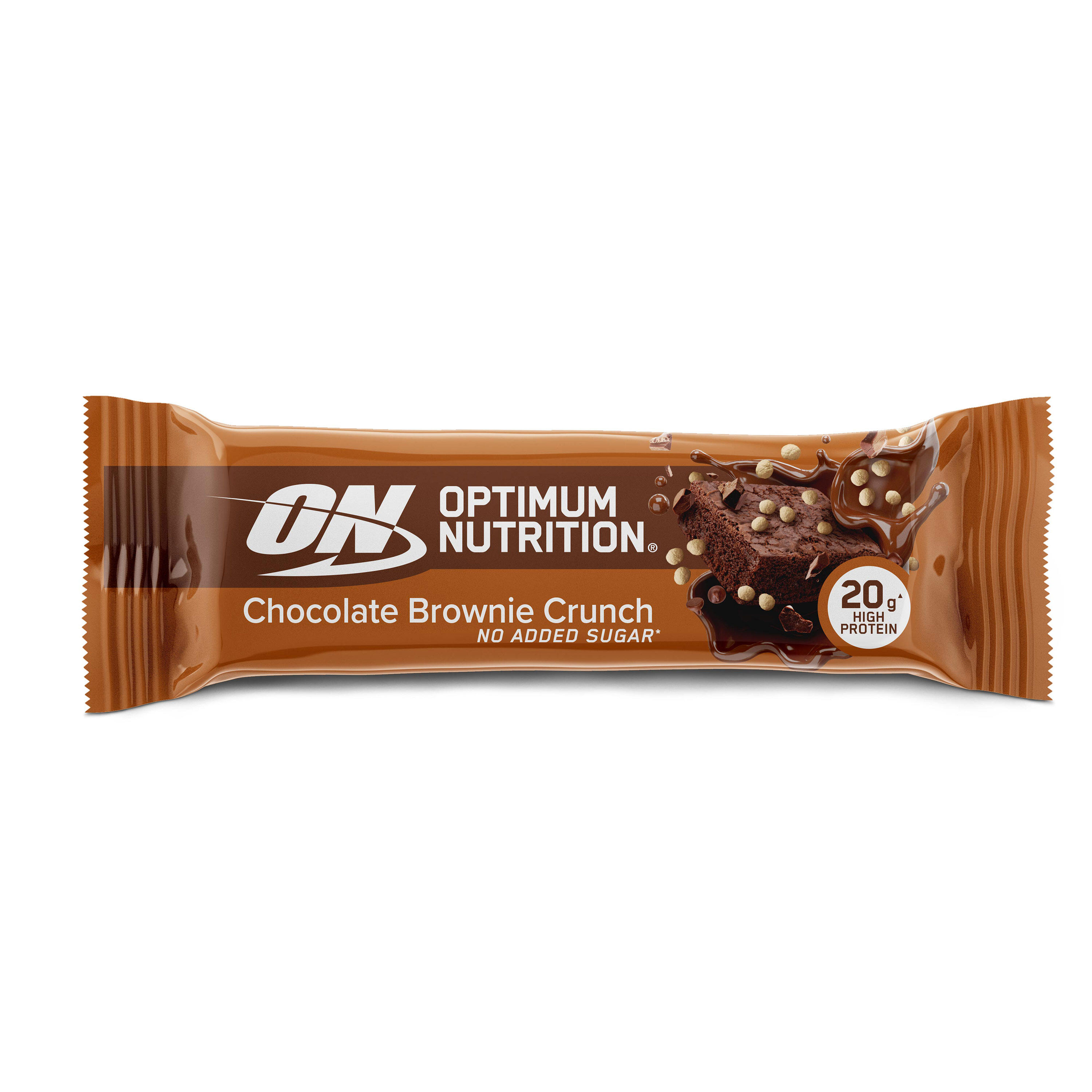 Boîte de 10 Barres Protéinées Croustillantes Chocolat Brownie 65g 2/6