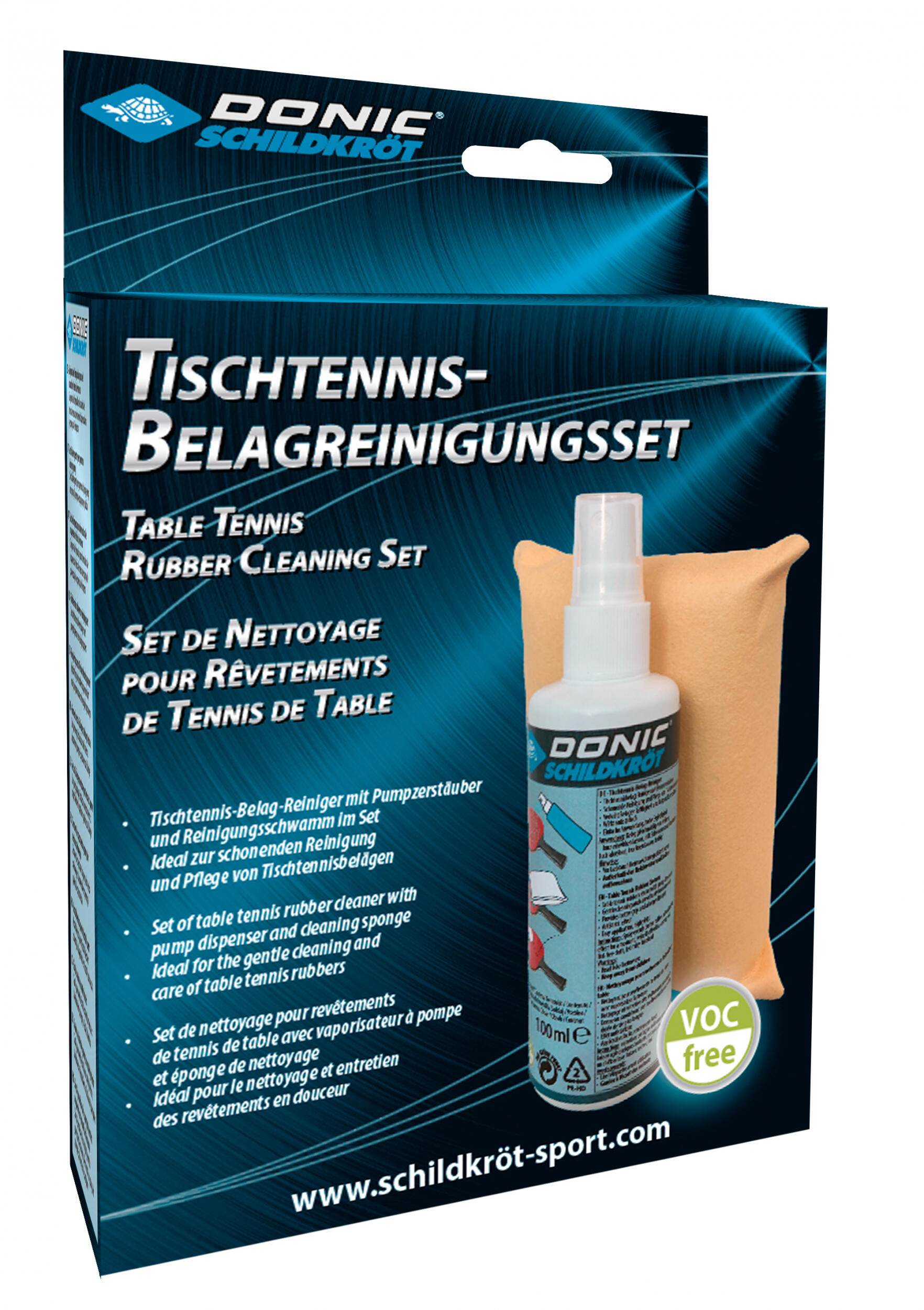 Reinigungsset für Tischtennis-Schlägerbelege Tischtennis Unisex 4/5