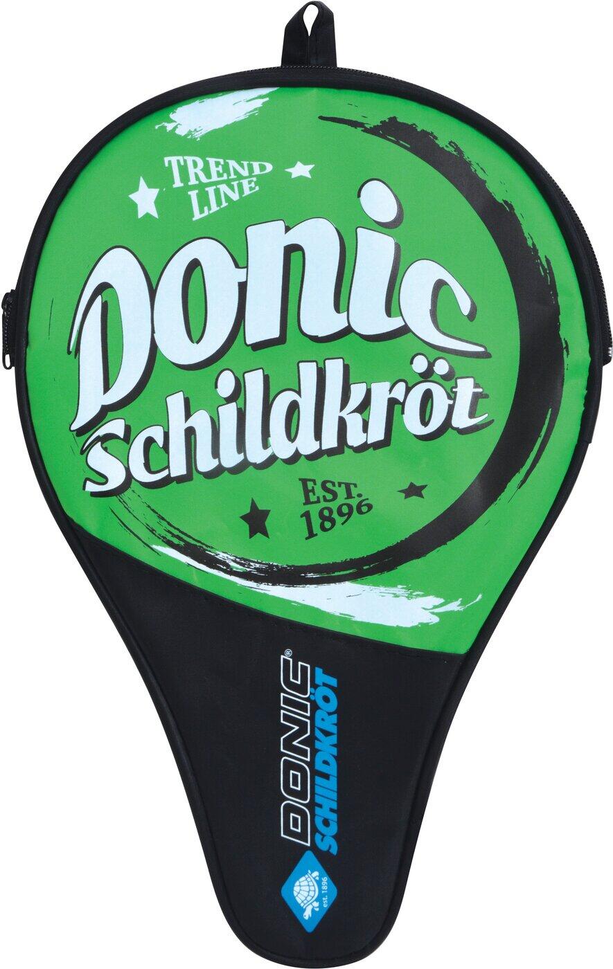 Donic-Schildkröt Tischtennis Schlägerhülle Trendline rot-schwarz 3/4