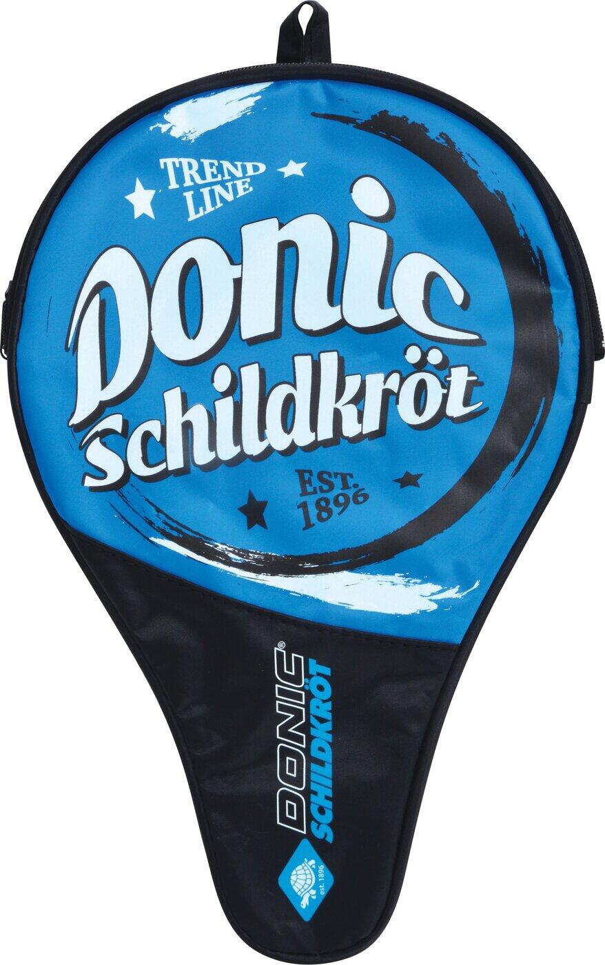 Donic-Schildkröt Tischtennis Schlägerhülle Trendline rot-schwarz 2/4
