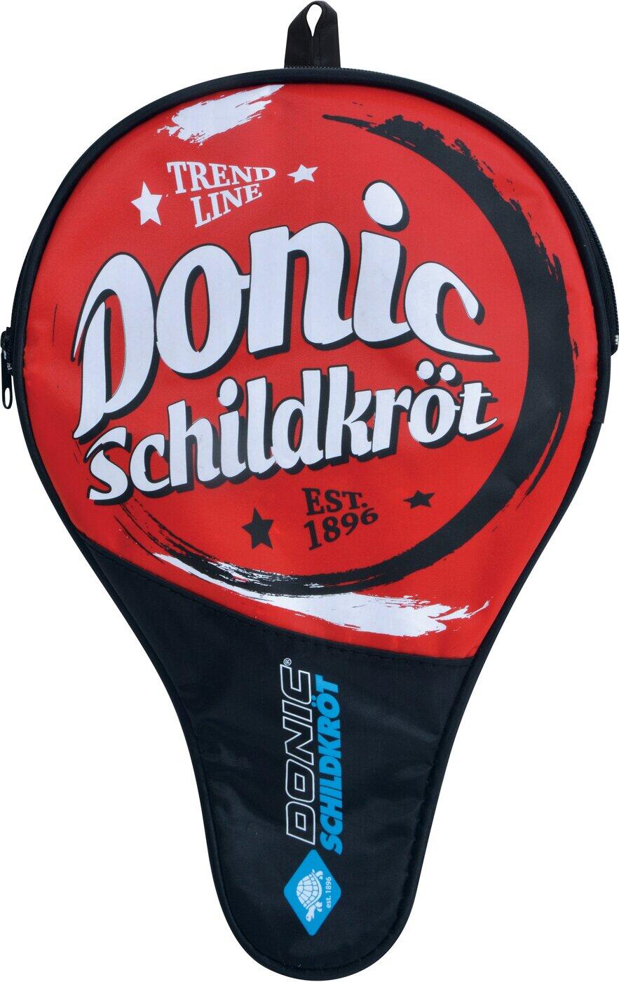 Donic-Schildkröt Tischtennis Schlägerhülle Trendline rot-schwarz 4/4