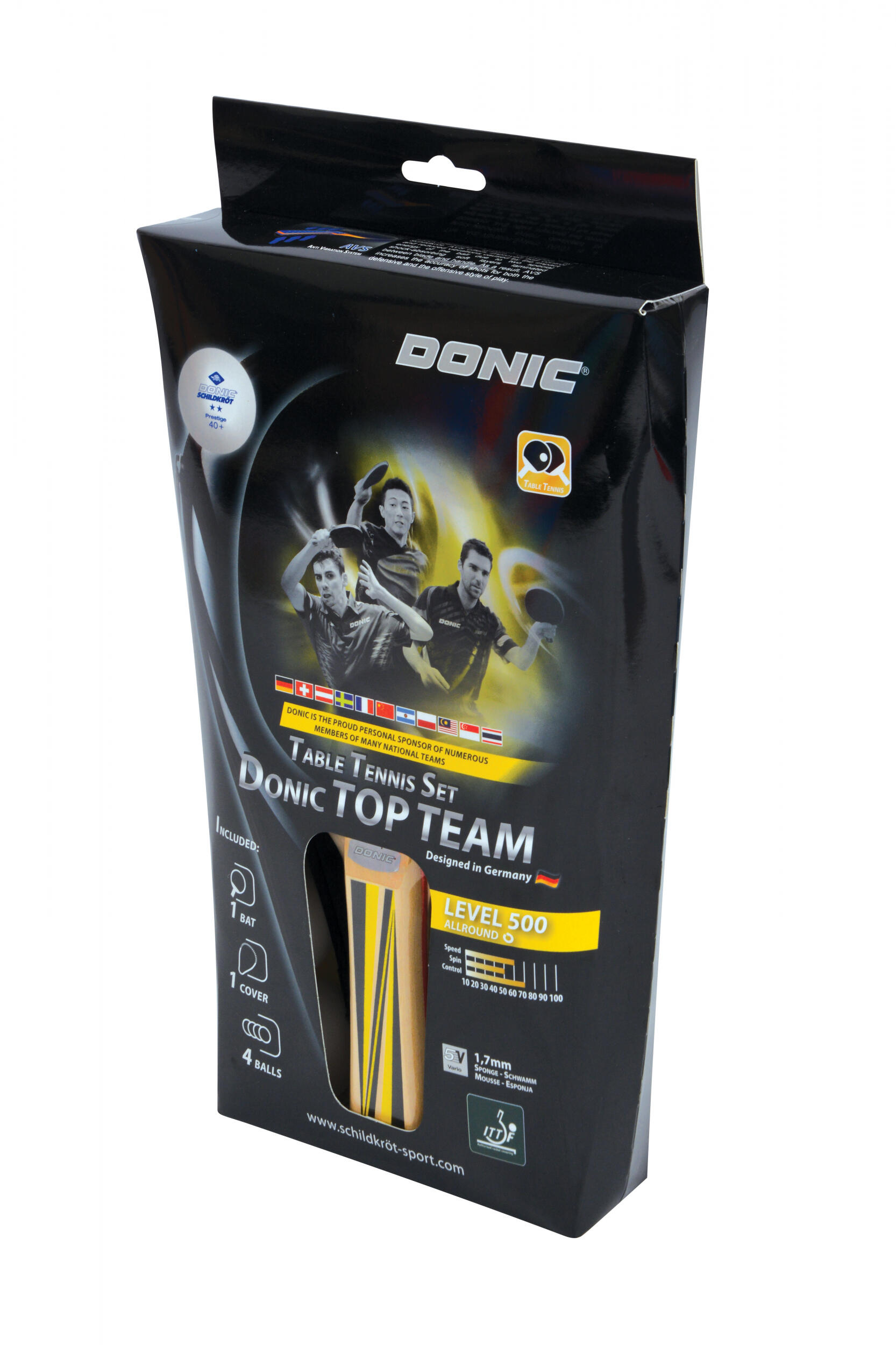 Set na stolní tenis DONIC Top Team 500 5/5