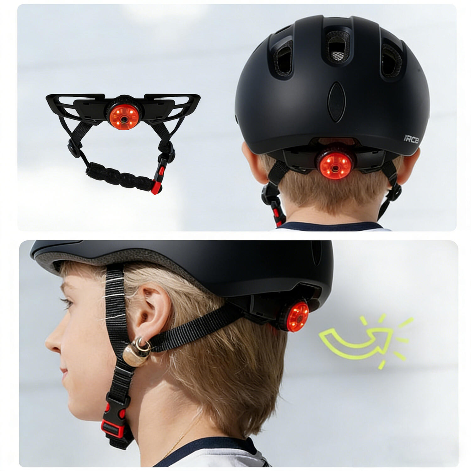 Casque de sport JC-022 pour jeunes 8–16 ans – Noir 3/7