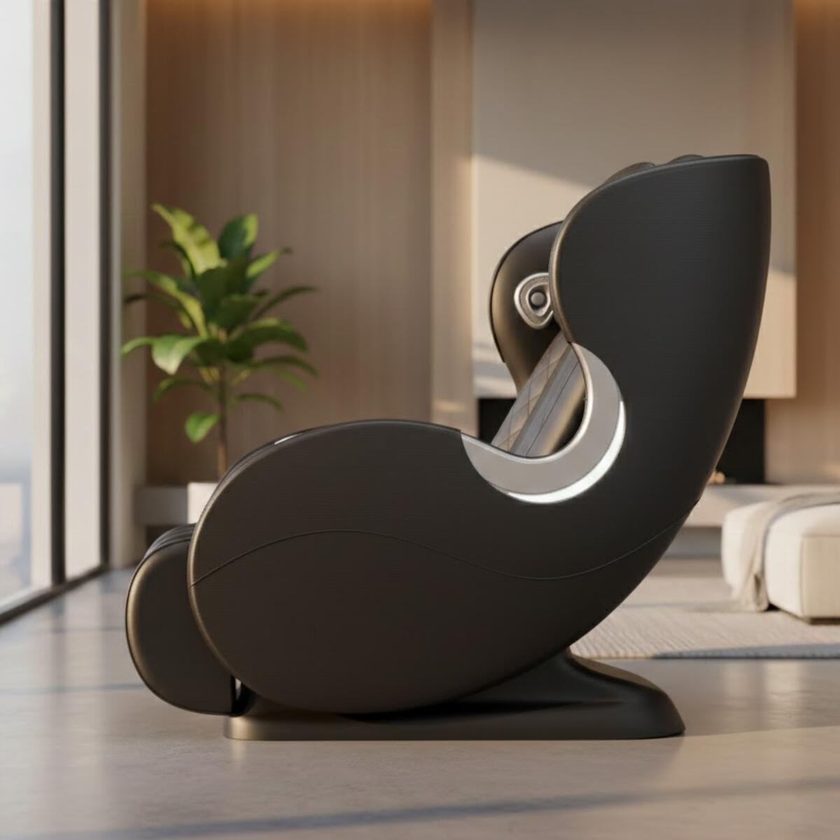 Fauteuil de massage Sofa 2D – Zéro Gravité – Noir - Shiatsu 2/6