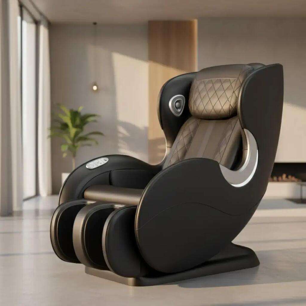 Масажен стол NRG Wellness Sofa 2D – нулева гравитация – черен