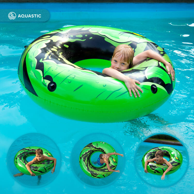 Colac Scaun Bebelusi Înot Adulți Aquastic Verde