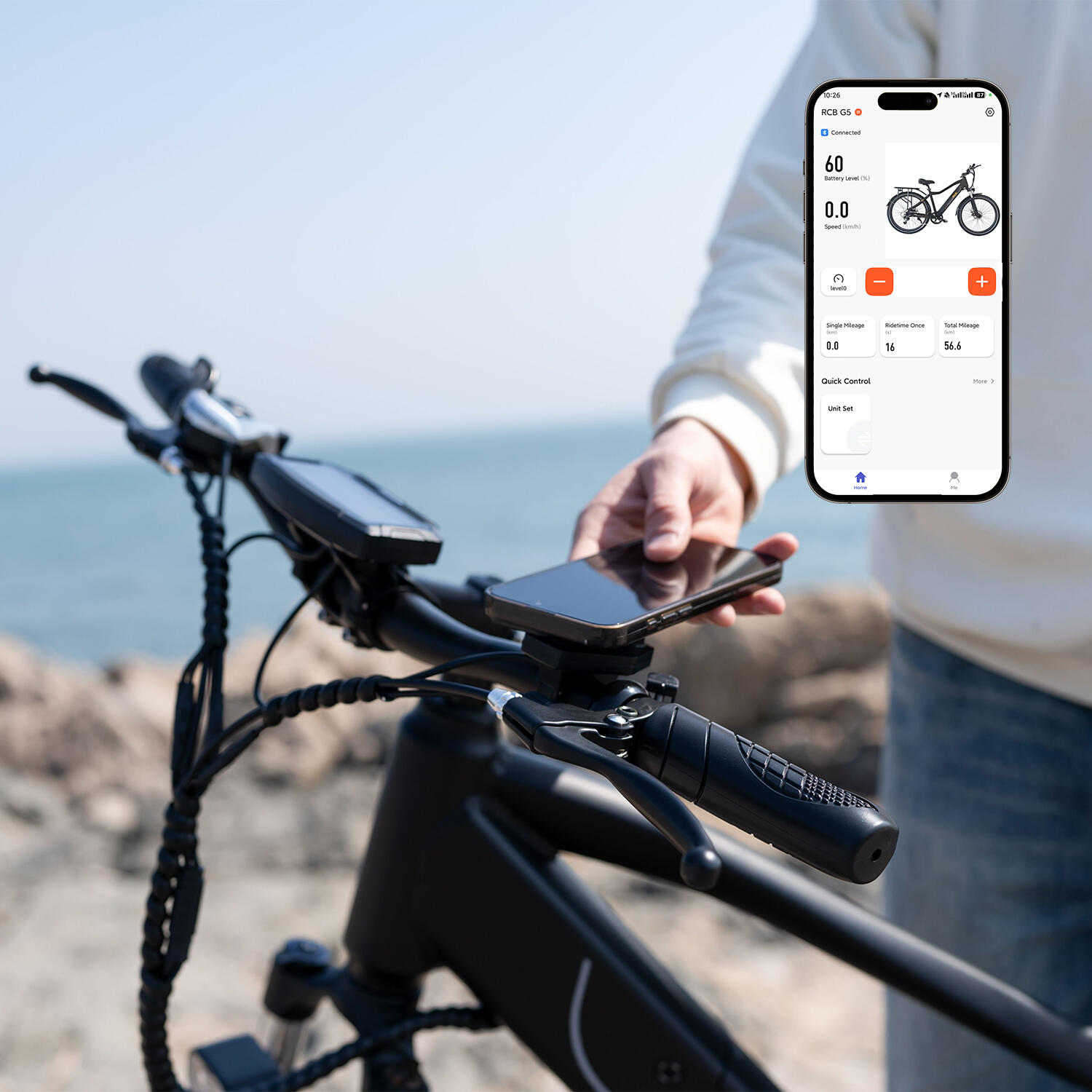 Vélo Electrique Adulte 27.5" E-Bike, APP,NFC, RCB-G5​ 4/8